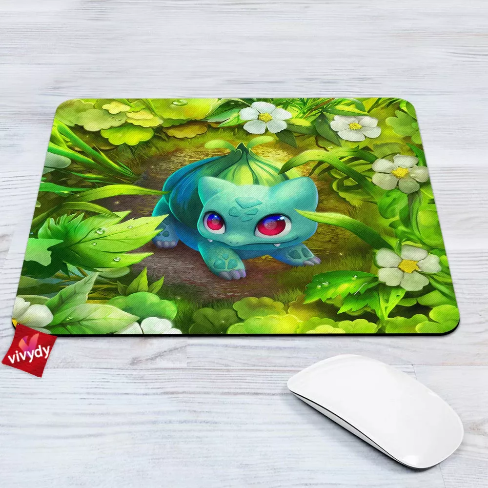 Garden Bulbasaur Mouse Pad