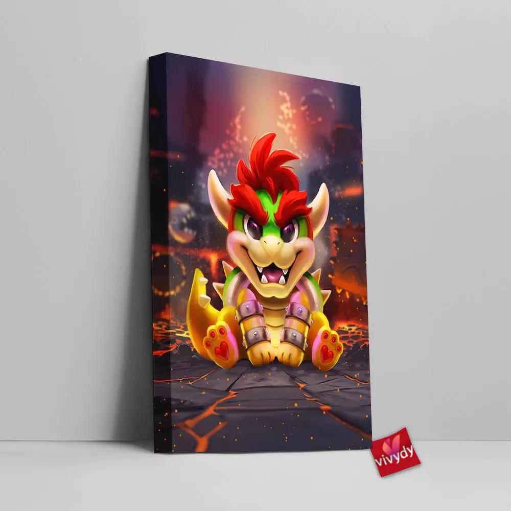 Bowser Canvas Wall Art