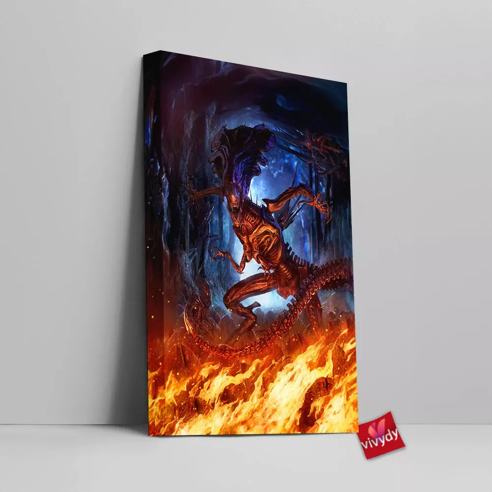 Alien Queen Canvas Wall Art