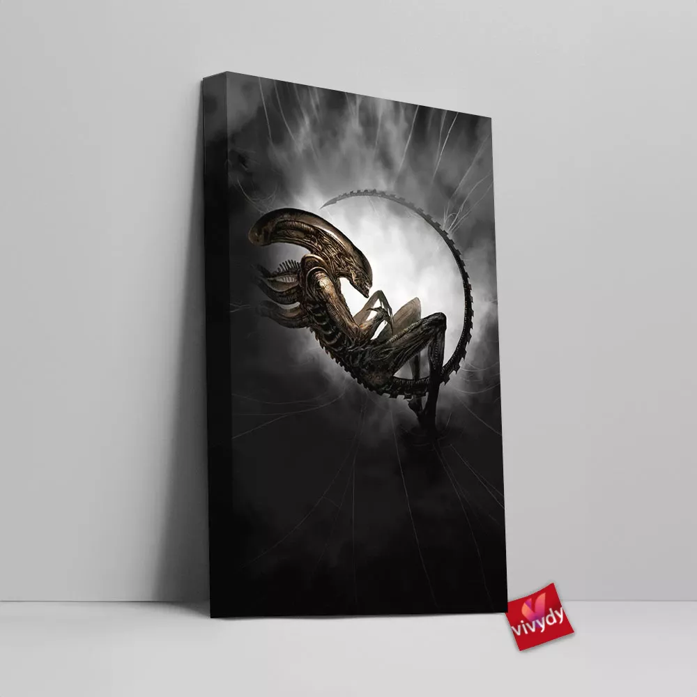 Alien Canvas Wall Art