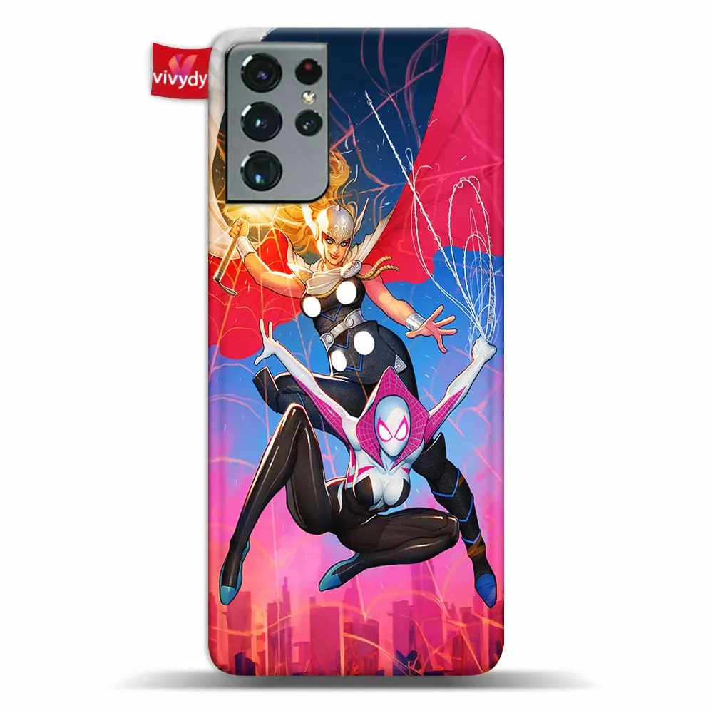 Spider-Gwen Mighty Thor Phone Case Samsung