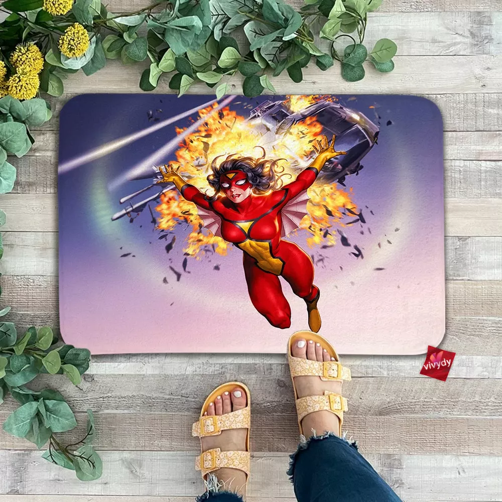 Spider-Woman Doormat