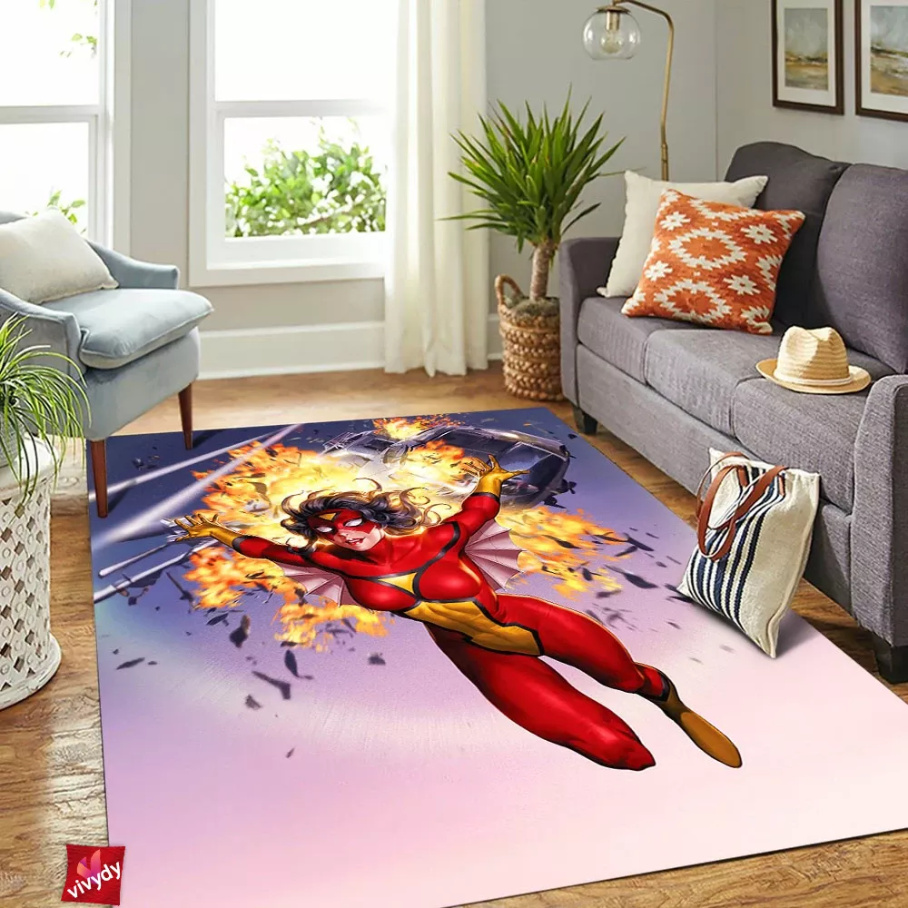 Spider-Woman Rectangle Rug