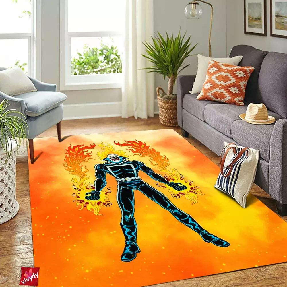 Ghost Rider Rectangle Rug