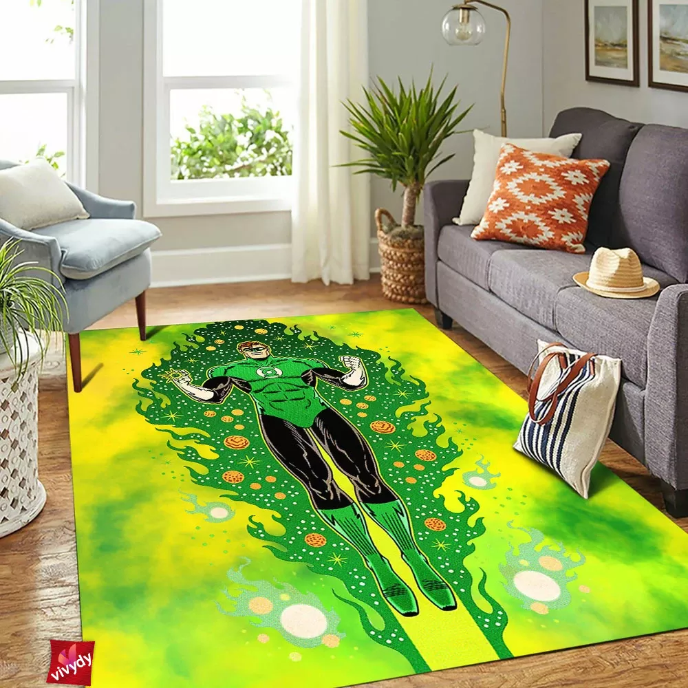 Green Lantern Rectangle Rug