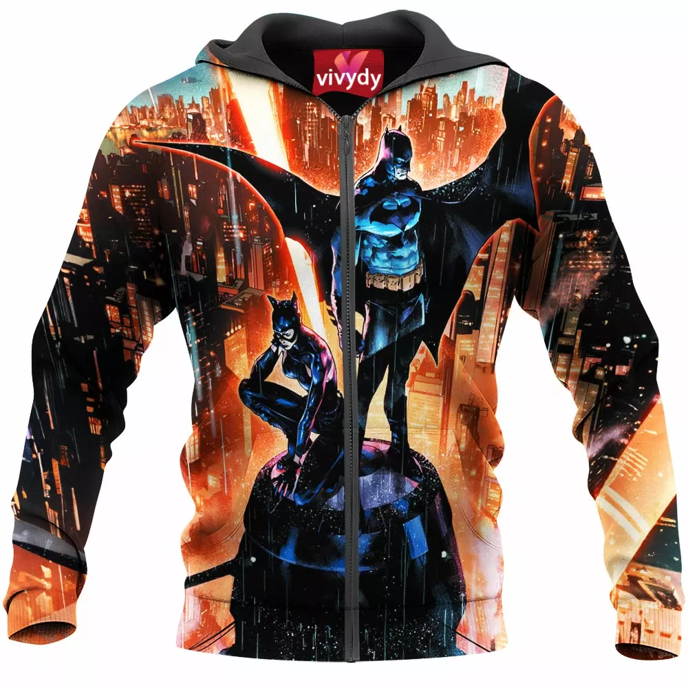 Batman Catwoman Zip Hoodie