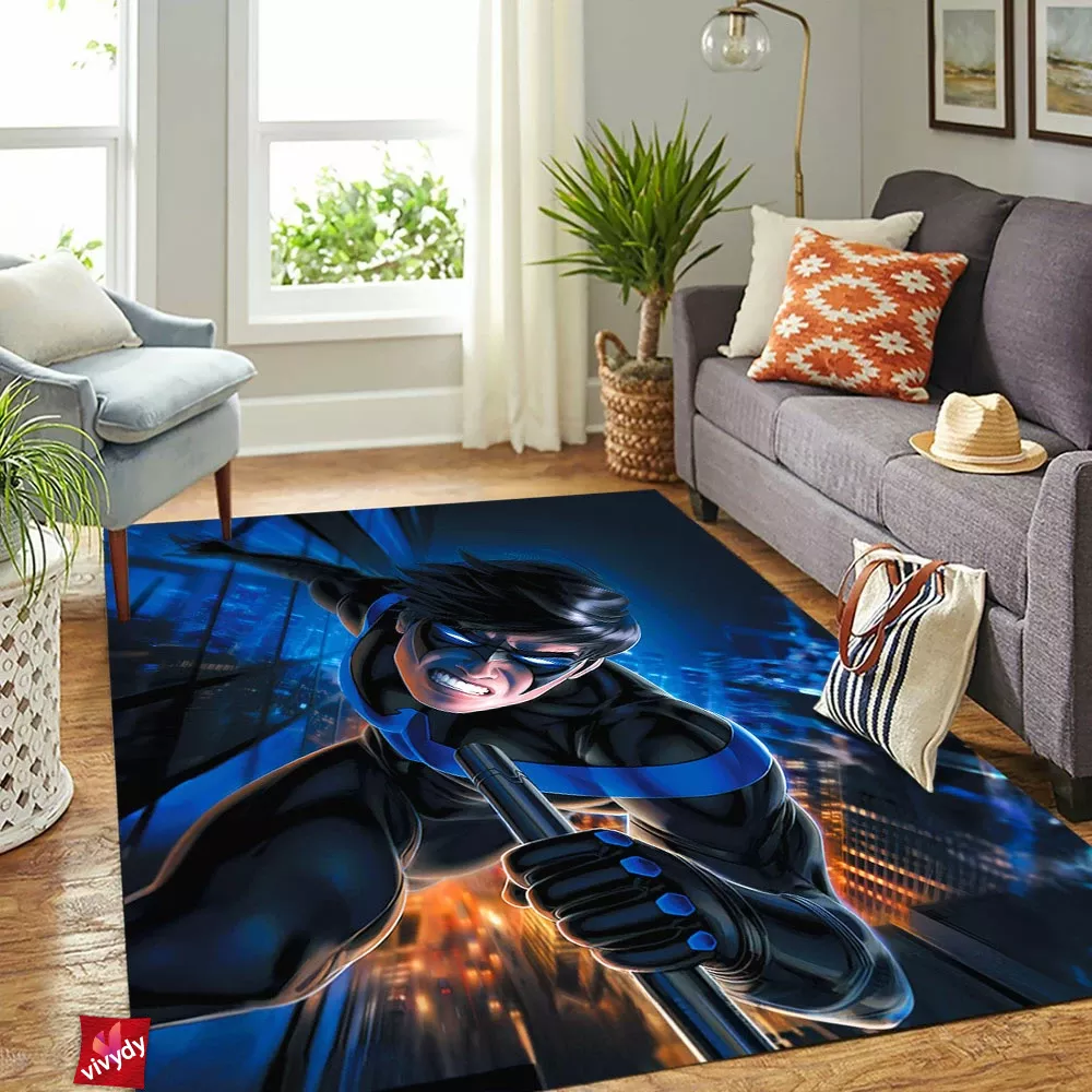 Nightwing Rectangle Rug