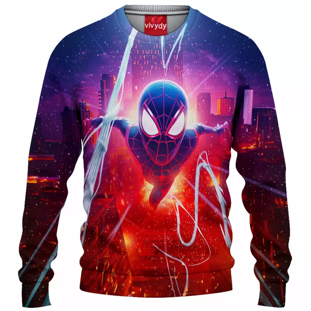 Miles Morales Knitted Sweater