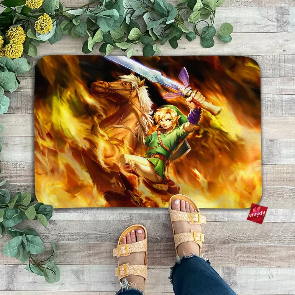 Link Legend Of Zelda Doormat