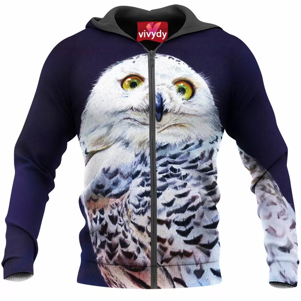 Owl Zip Hoodie