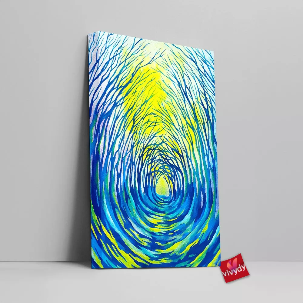 Spooky Forest Canvas Wall Art