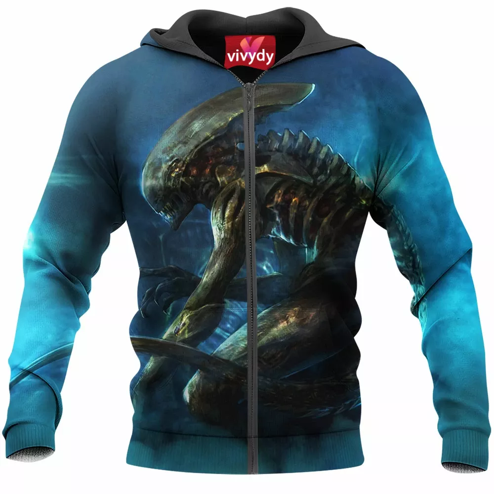 Alien Zip Hoodie