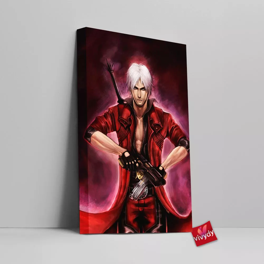 Dante The Devil Slayer Canvas Wall Art