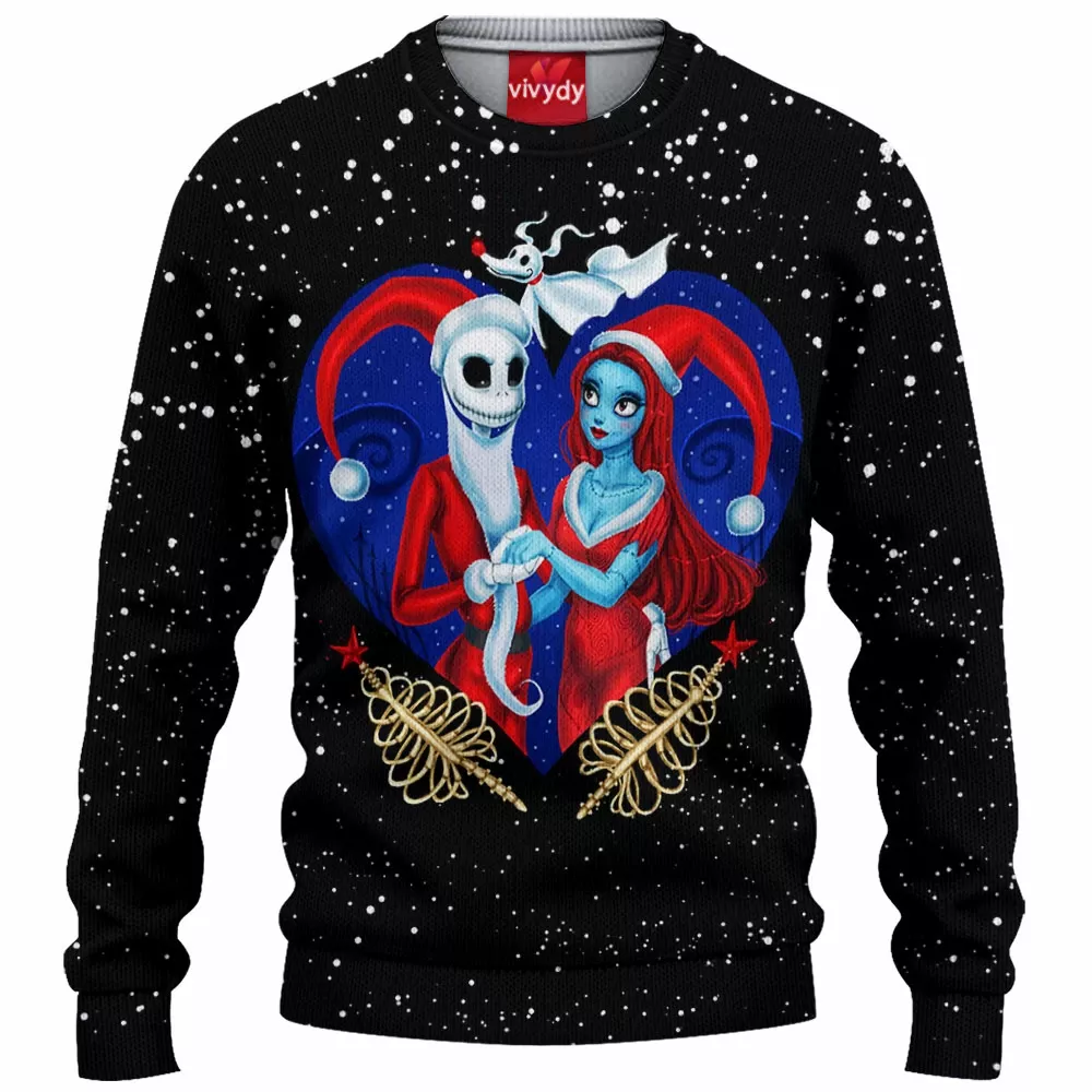 Jack And Sally Knitted Sweater