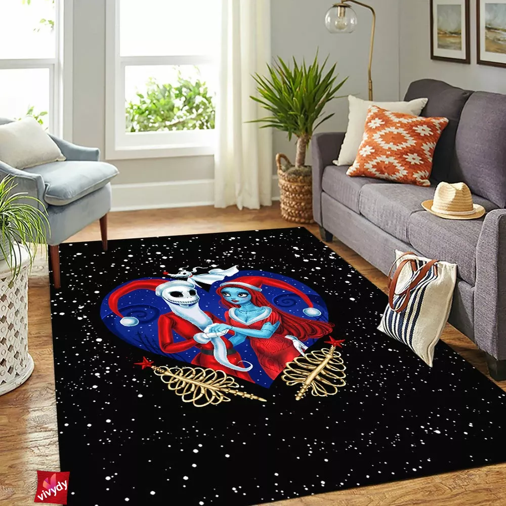 Jack And Sally Rectangle Rug