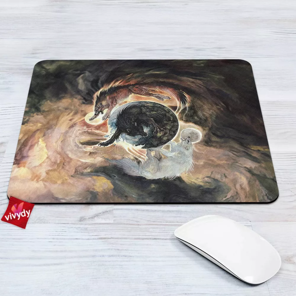 Ragnarok Wolf Mouse Pad