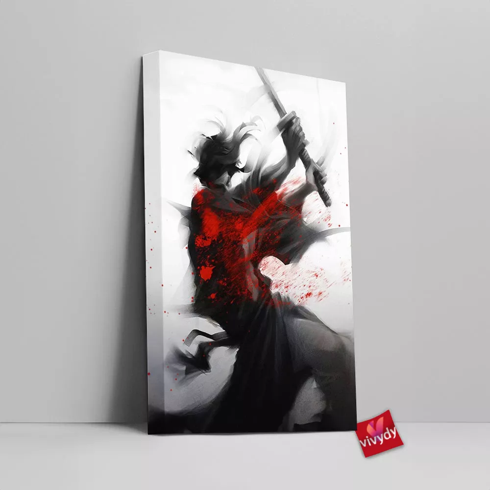 Slasher Samurai Canvas Wall Art