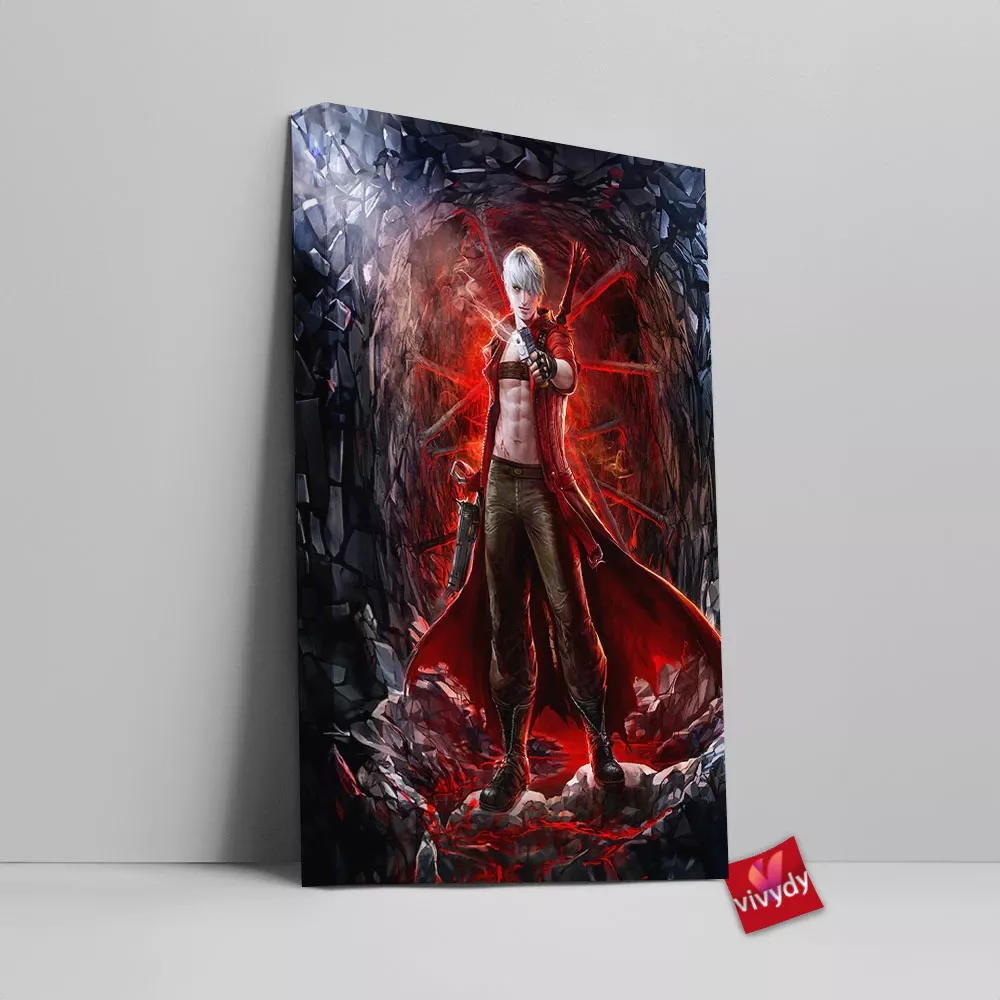 Dante Devil May Cry Canvas Wall Art