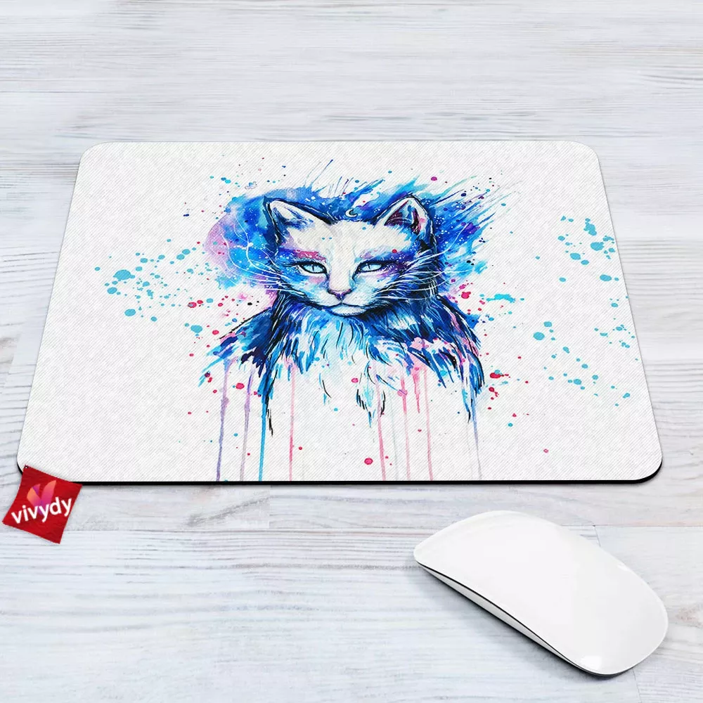 Space Cat Mouse Pad