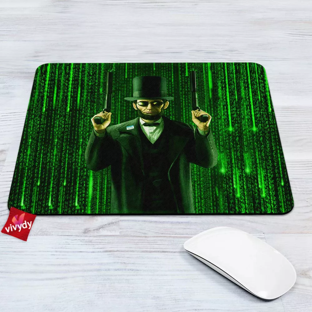 Abe Lincoln Reloaded Mouse Pad