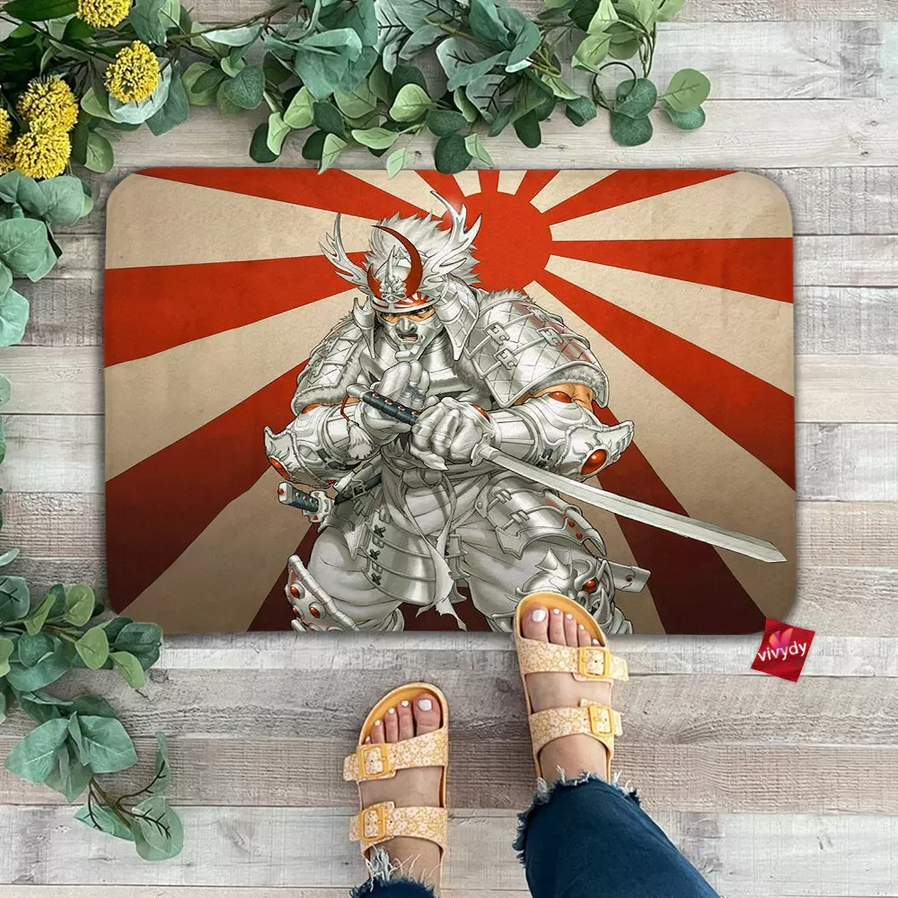 Ultimate Silver Samurai Doormat