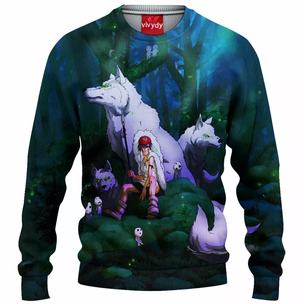 Princess Mononoke Knitted Sweater