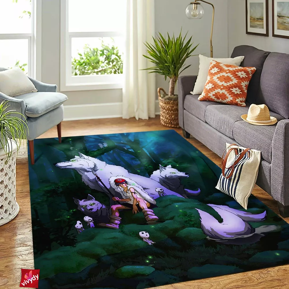 Princess Mononoke Rectangle Rug