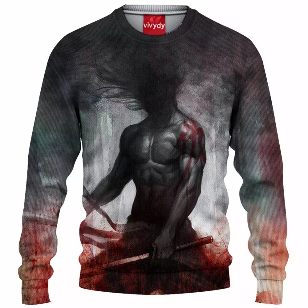 Spirit Vengeance Samurai Knitted Sweater