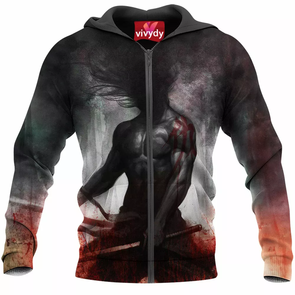 Spirit Vengeance Samurai Zip Hoodie