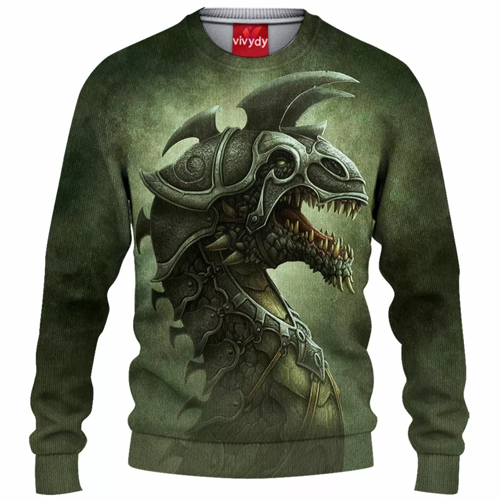 Battle Dragon Knitted Sweater