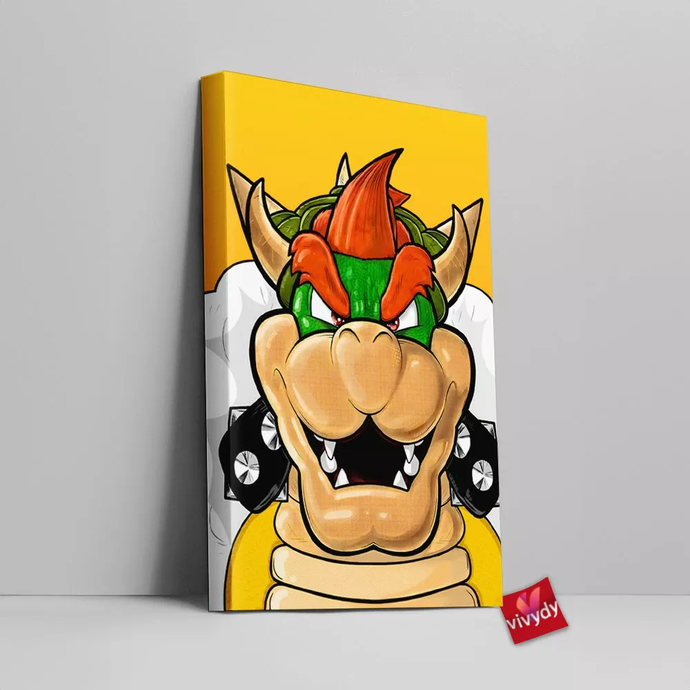 Bowser Canvas Wall Art