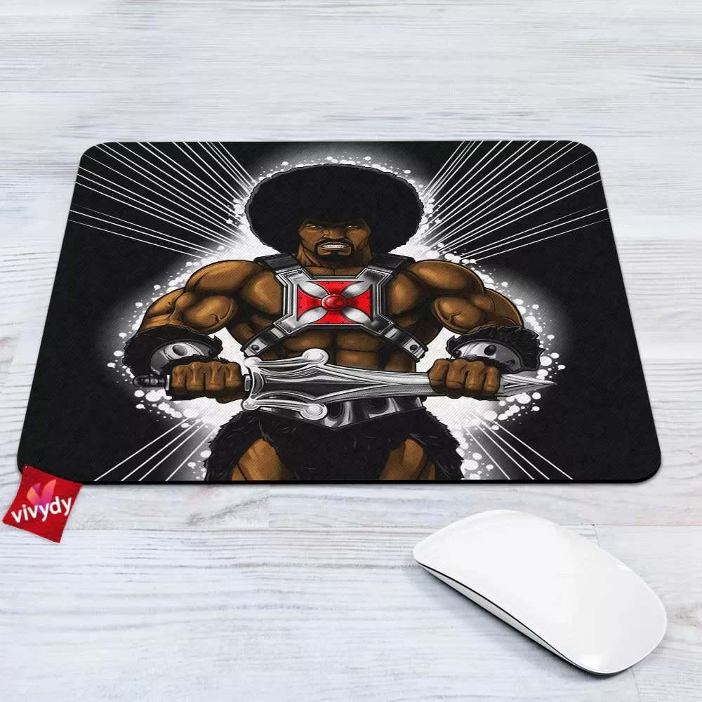 Black He Man Mouse Pad