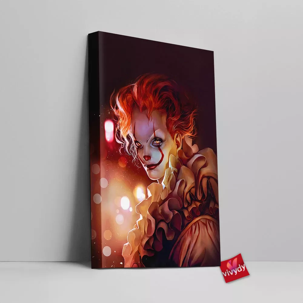 Pennywise It Canvas Wall Art