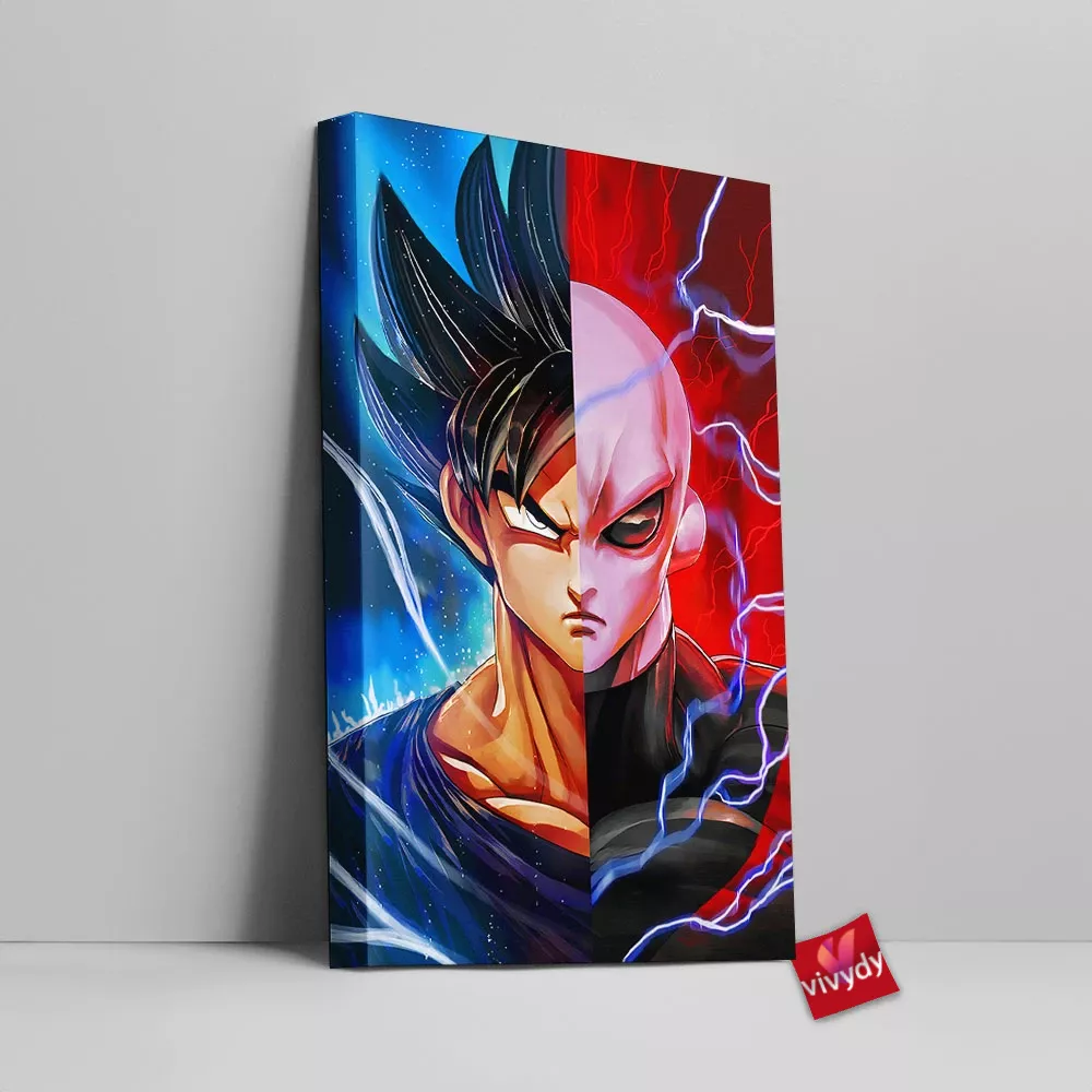 Goku Jiren Split Canvas Wall Art