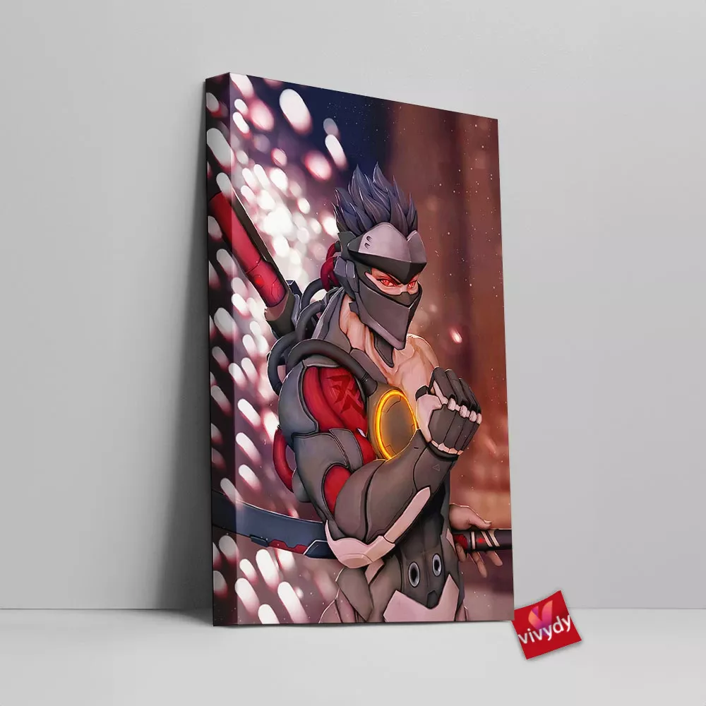 Genji Overwatch Canvas Wall Art