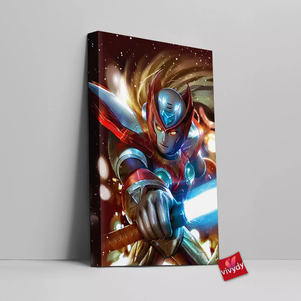 Mega Man Zero Canvas Wall Art