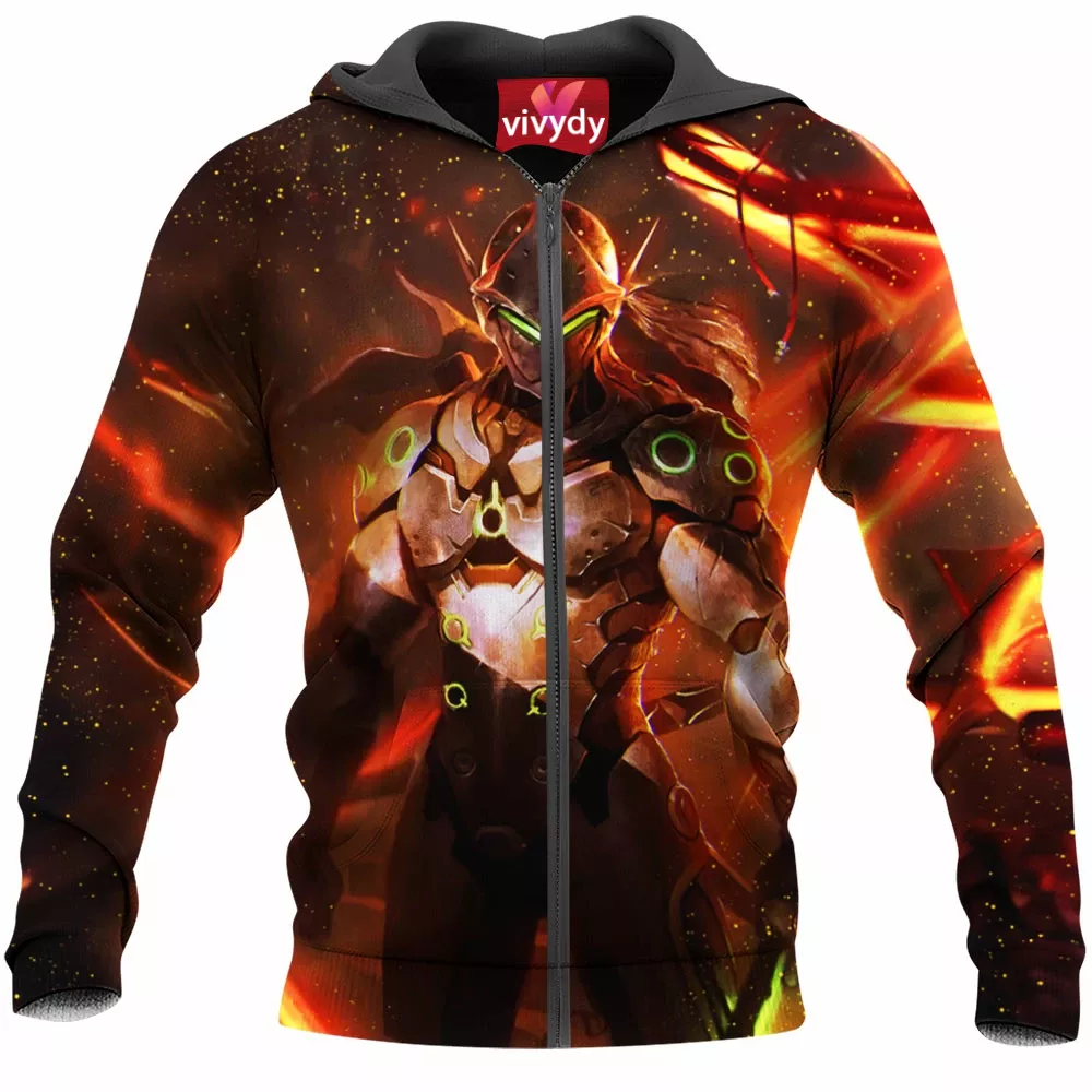 Genji Overwatch Zip Hoodie