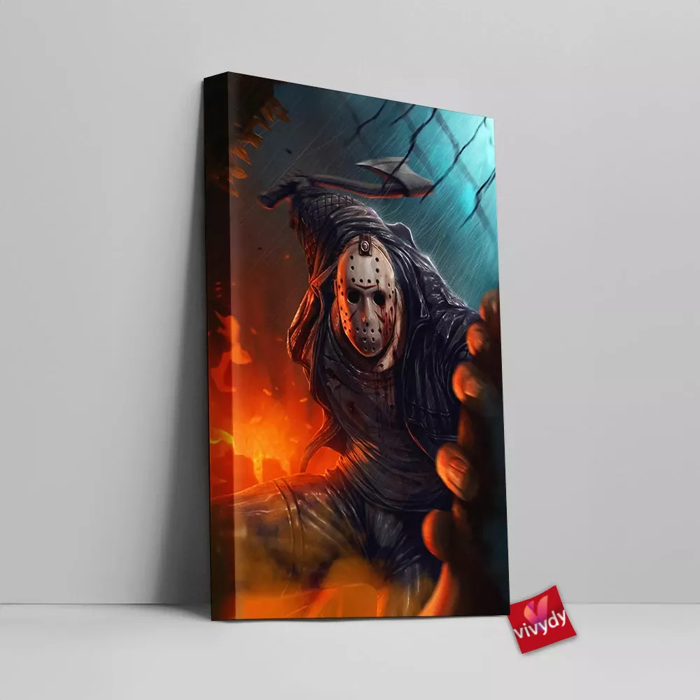 Jason Voorhees Canvas Wall Art