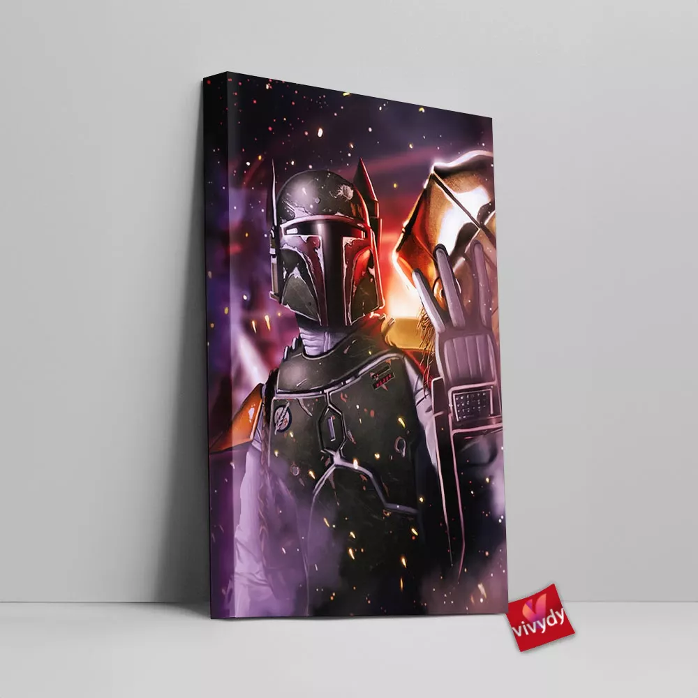 Boba Fett Canvas Wall Art