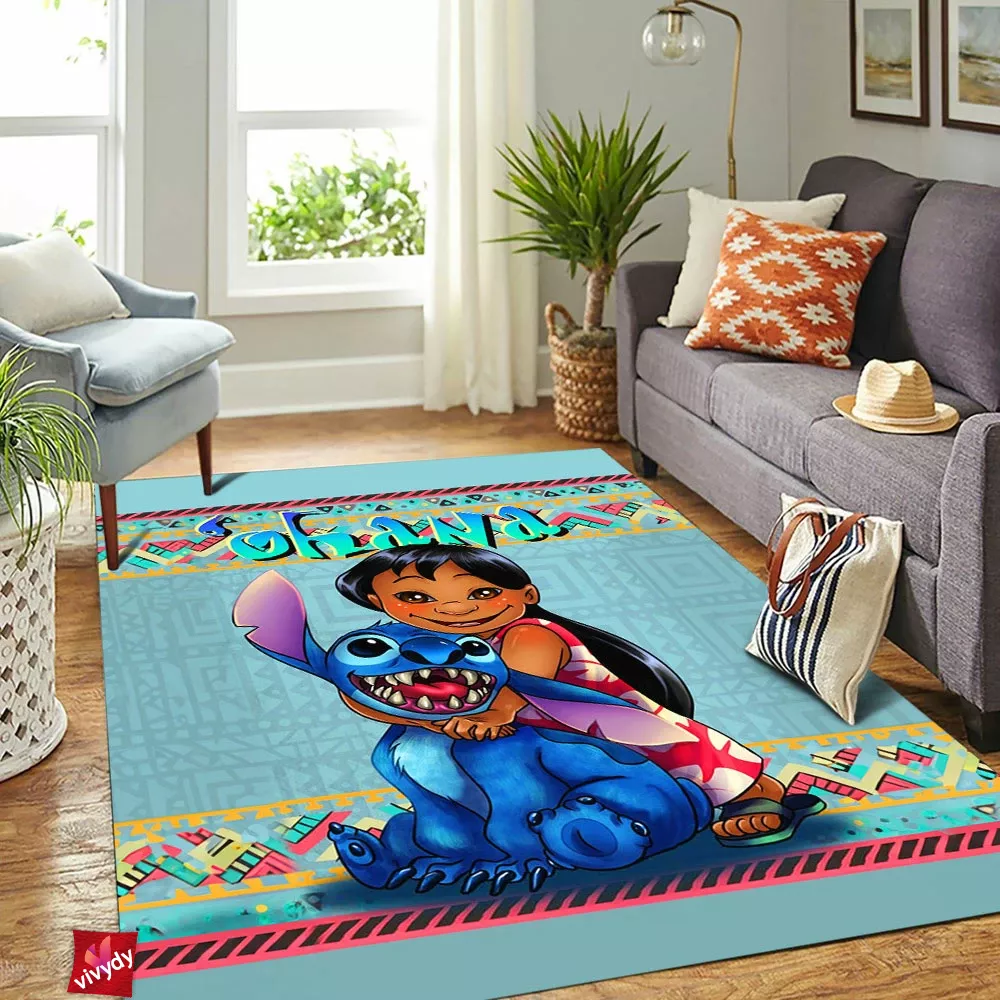 Lilo And Stitch Rectangle Rug