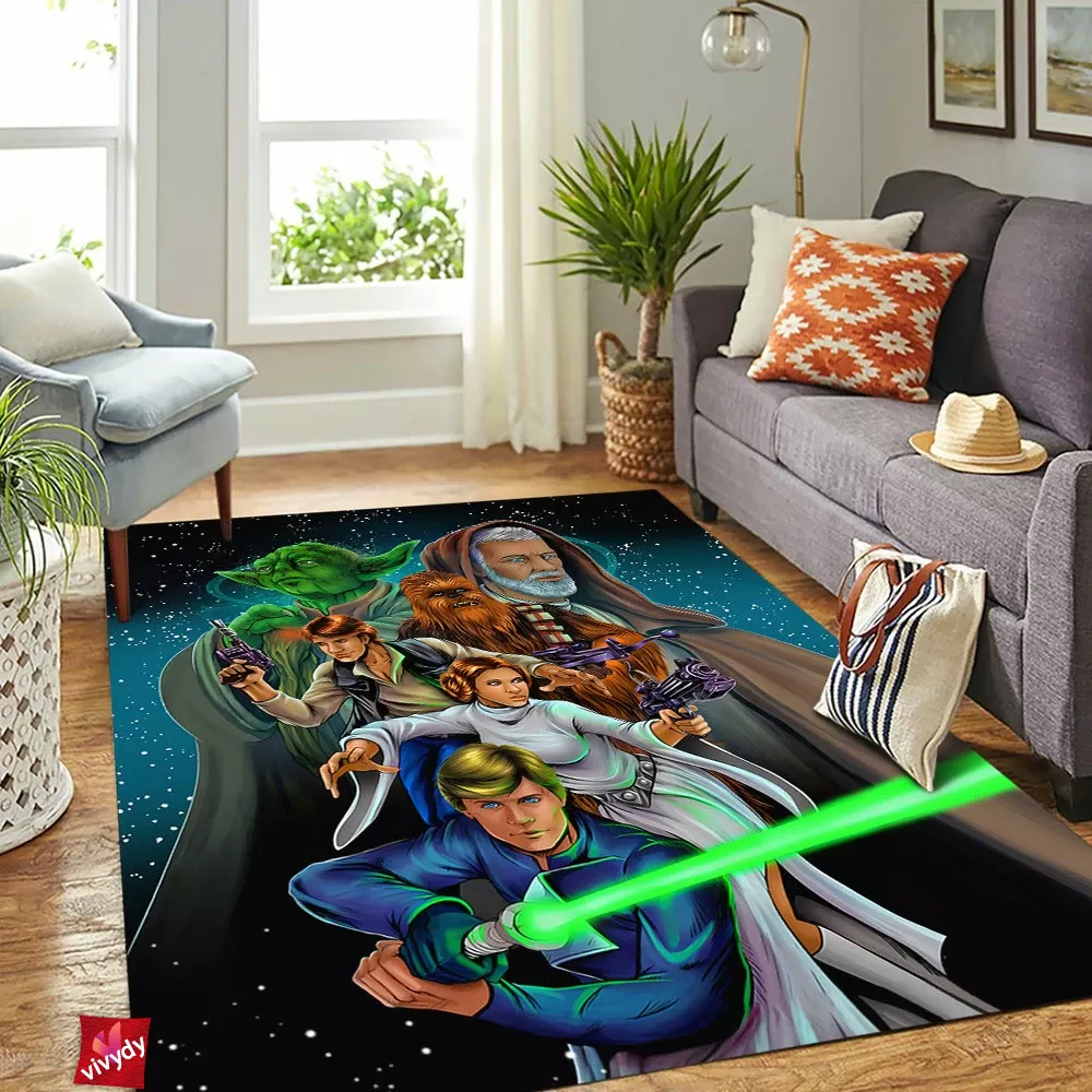 Heroes Of The Rebellion Rectangle Rug