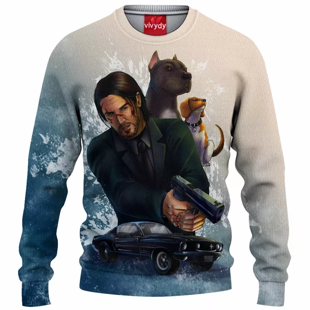 John Wick Knitted Sweater