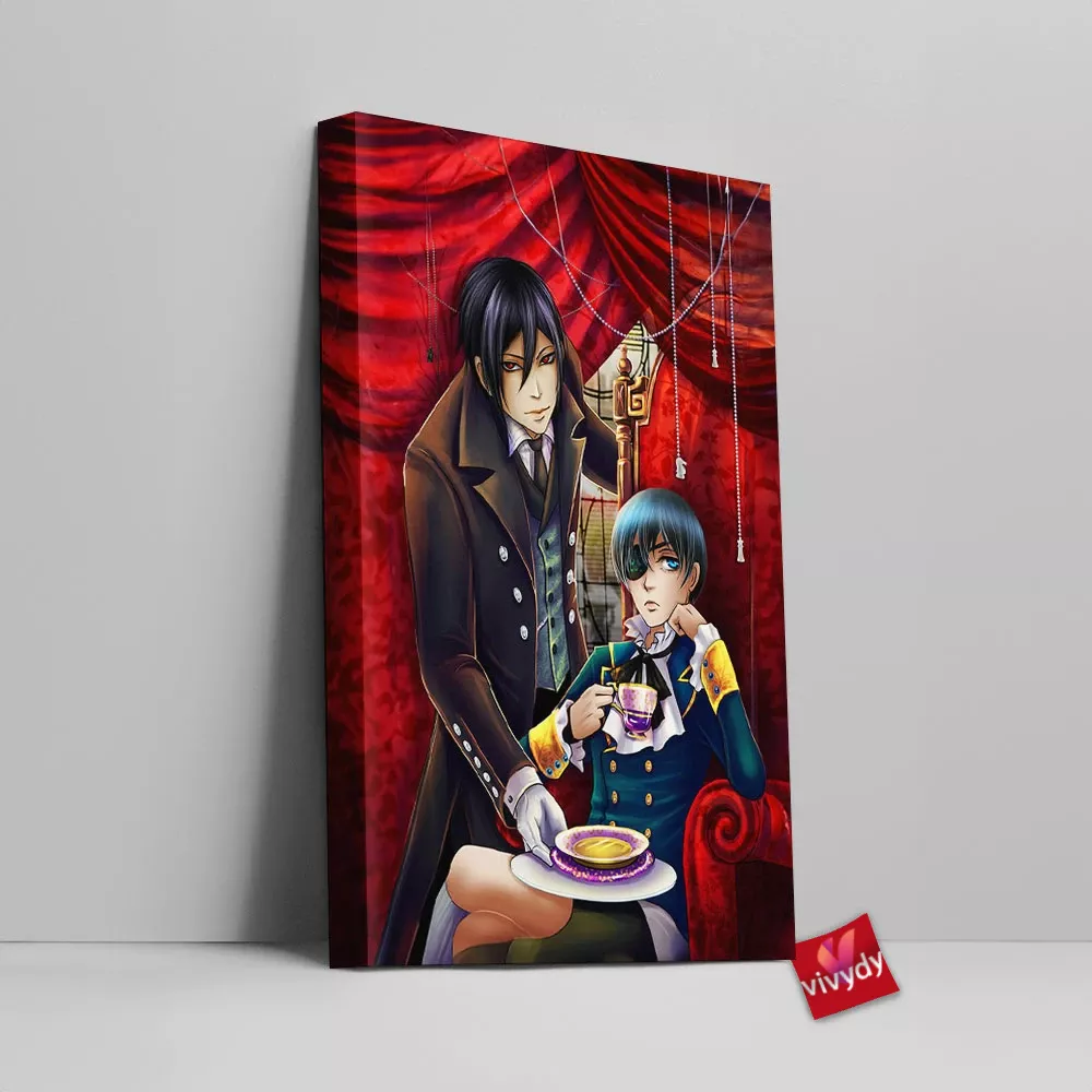 Sebastian And Ciel Canvas Wall Art