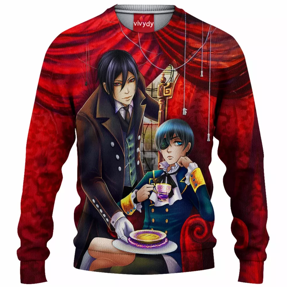 Sebastian And Ciel Knitted Sweater