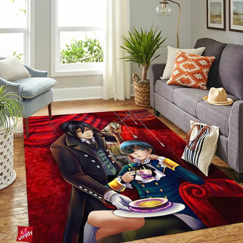 Sebastian And Ciel Rectangle Rug