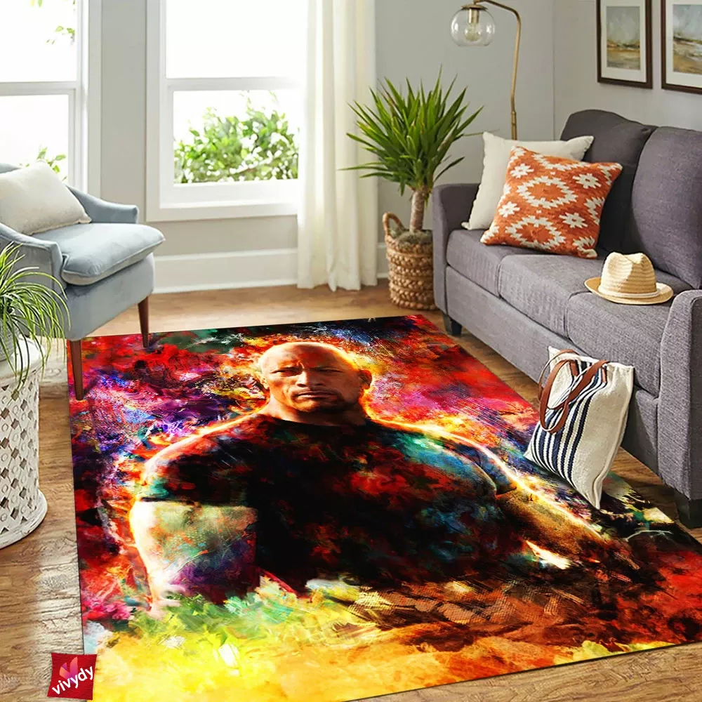 Dwayne Johnson Rectangle Rug