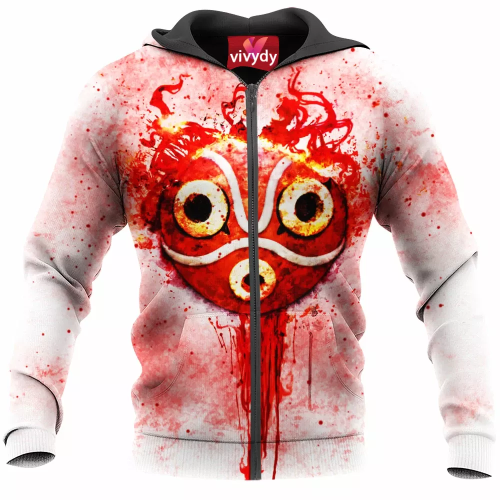 Princess Mononoke Zip Hoodie