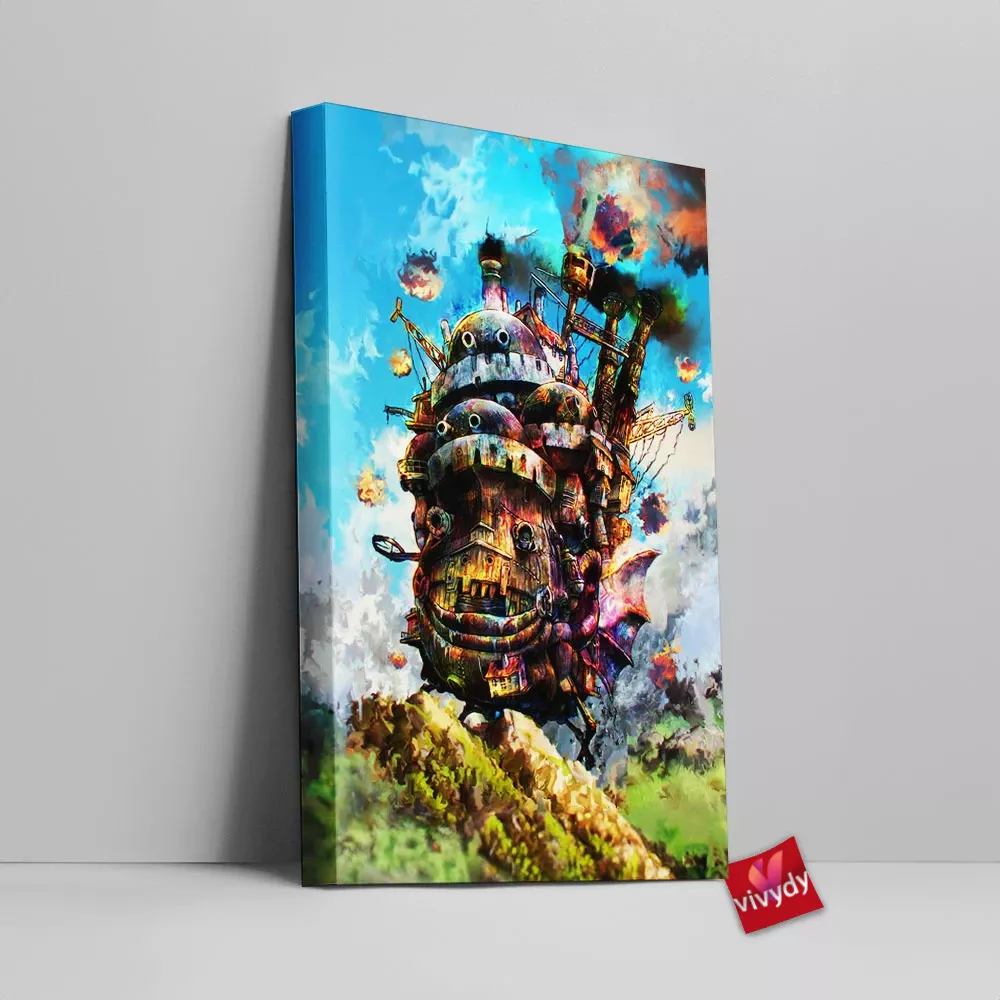 Howls Moving Castle Canvas Wall Art