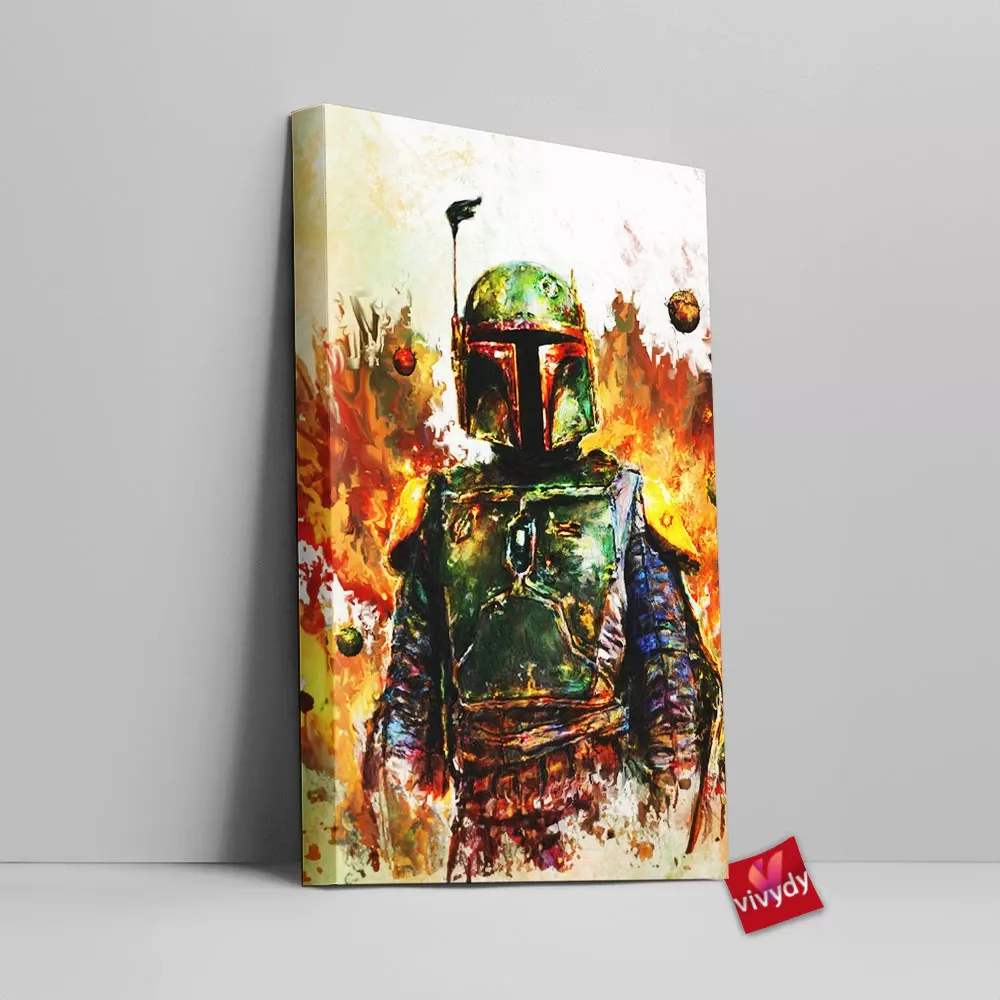 Boba Fett Canvas Wall Art