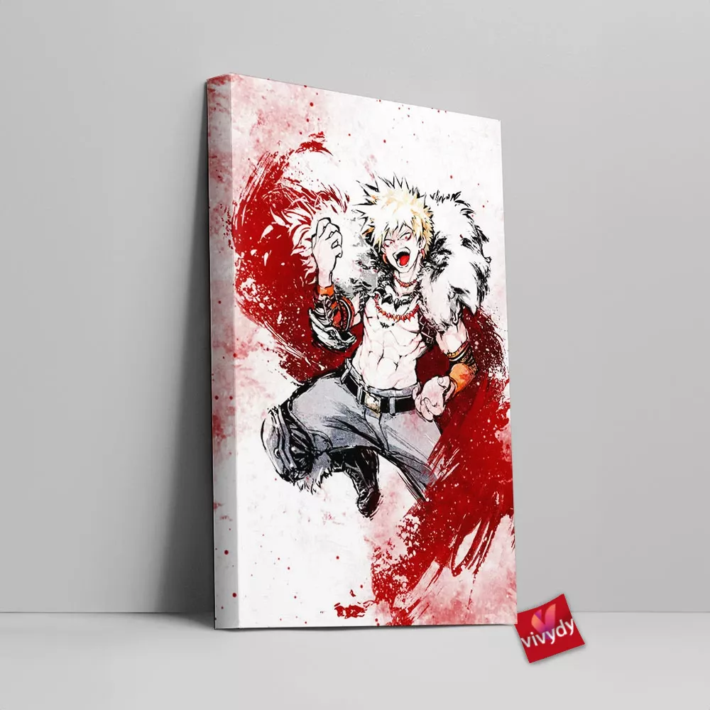 Bakugou Canvas Wall Art